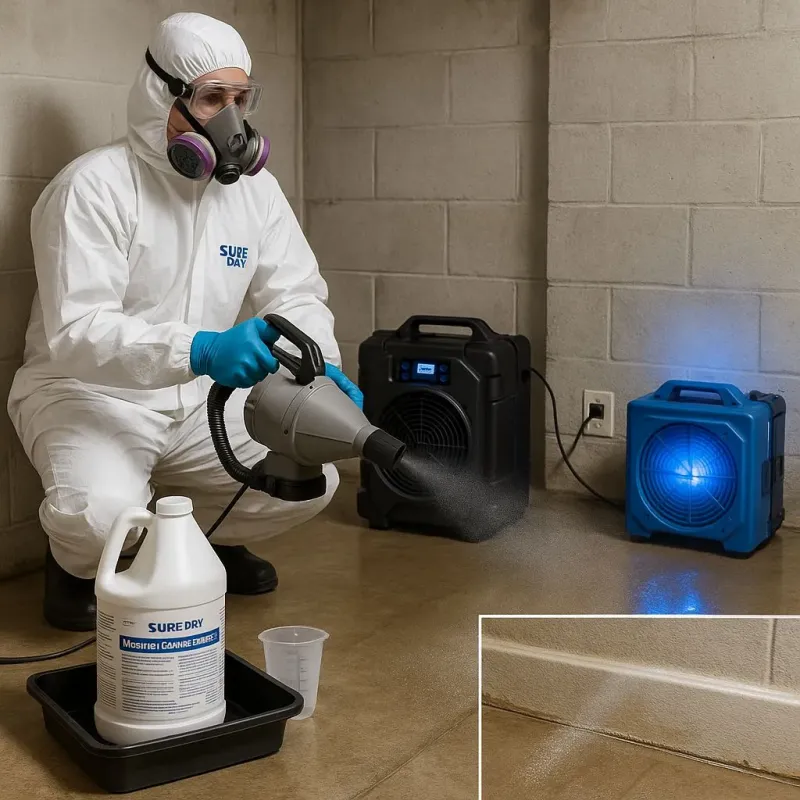 Sanitization and Odor Removal process in Mount Olive, NC