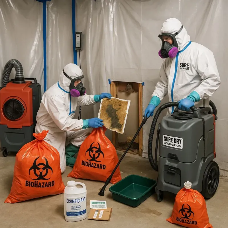Contaminated Water Handling Protocols process in Mount Olive, NC
