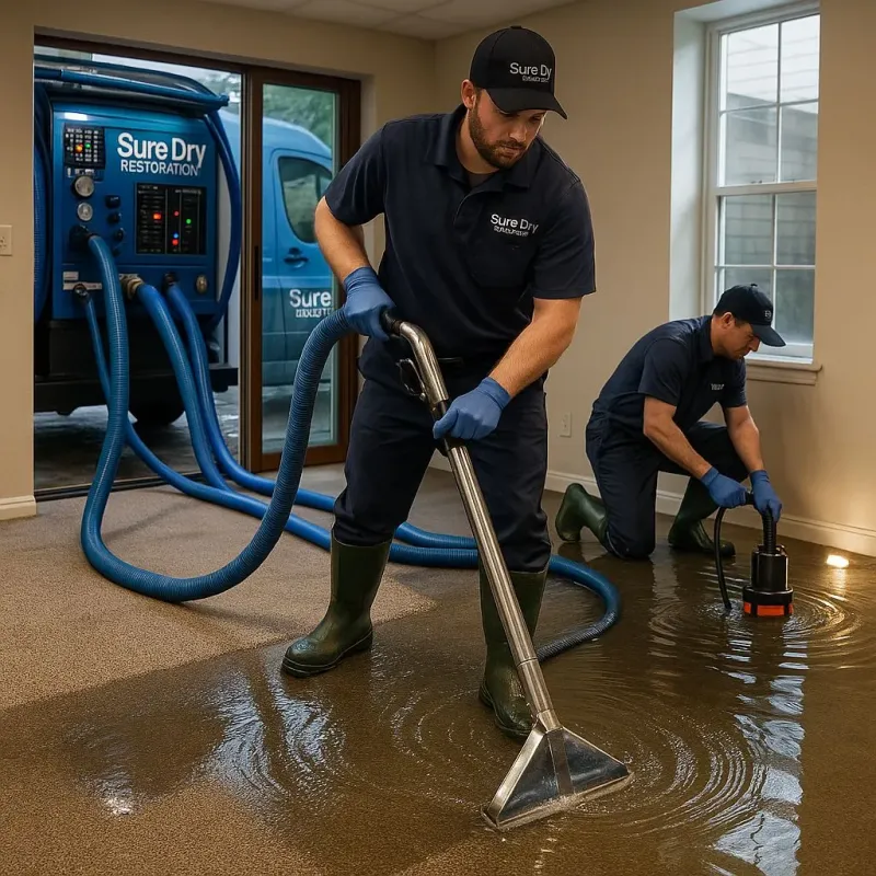 Water Extraction and Removal process in Mount Olive, NC